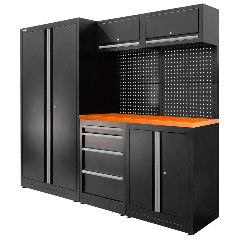 Echt SET DI MOBILI MODULARI (13 PZ) - SET CON ARMADIO A DUE ANTE (REF.18105) - ARGENTO SERIE579S JBM