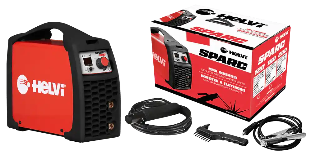 Meistverkauft Saldatrice MMA/TIG Sparc 120 230V + Kit Scatola - HELVI