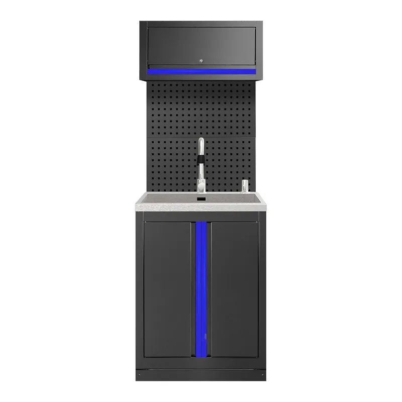 SET DI MOBILI MODULARI (6 PZ) – ESTENSIONE ARMADIO CON LAVANDINO (RIF.18103) – BLU SERIE596B JBM Saisonangebot