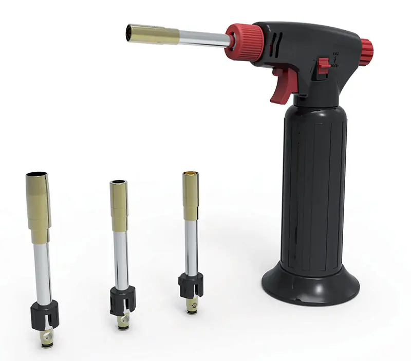 SALDATORE A GAS RICARICABILE CON 3 BECCUCCI INTERCAMBIABILI CT-610 Neu Im Sortiment