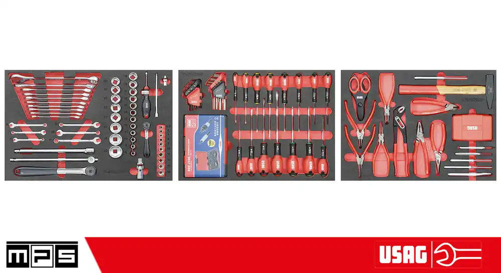 Begrenztes Angebot Allestimento 254 utensili Usag per arredo officina MPS Workshopitaly