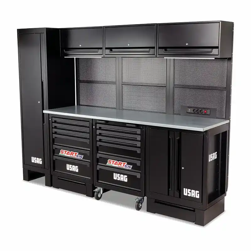 Günstig Arredamento per officina piano acciaio Usag 516 SA/STA