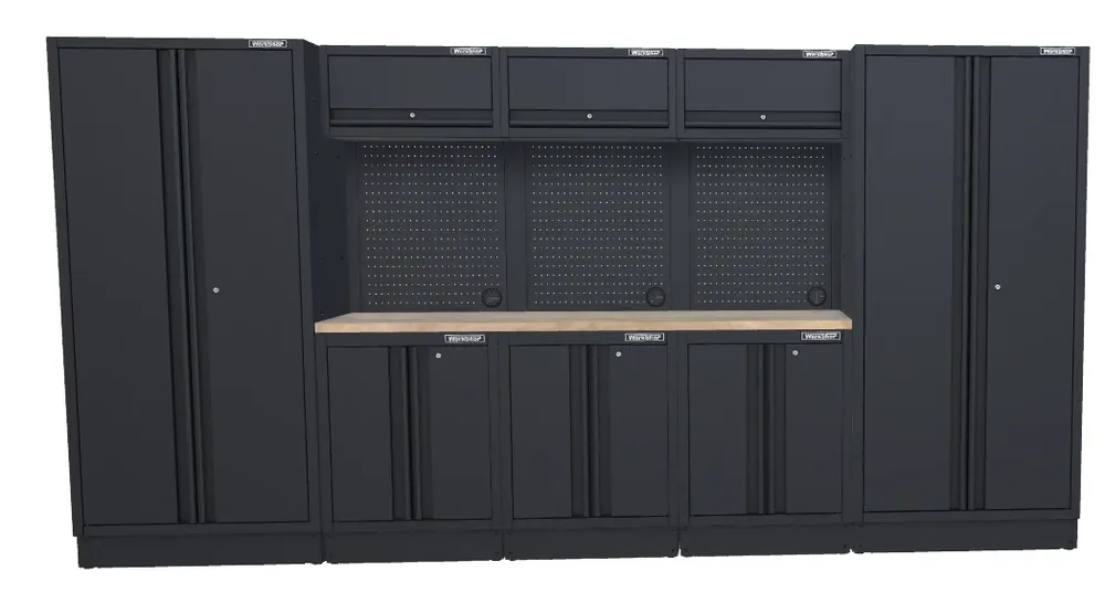Top-Angebot Arredo Officina Workshopitaly MPS 31 legno 3,9 mt. Total Black