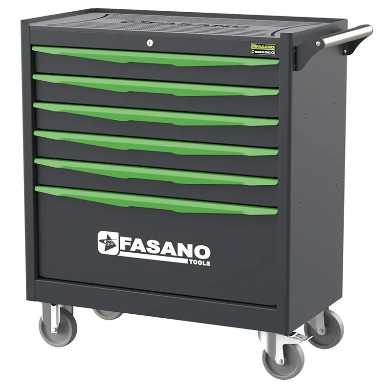 Schnäppchen CARRELLO PORTA UTENSILI A 6 CASSETTI MOD. FG 124 Fasano FG 124V/6G