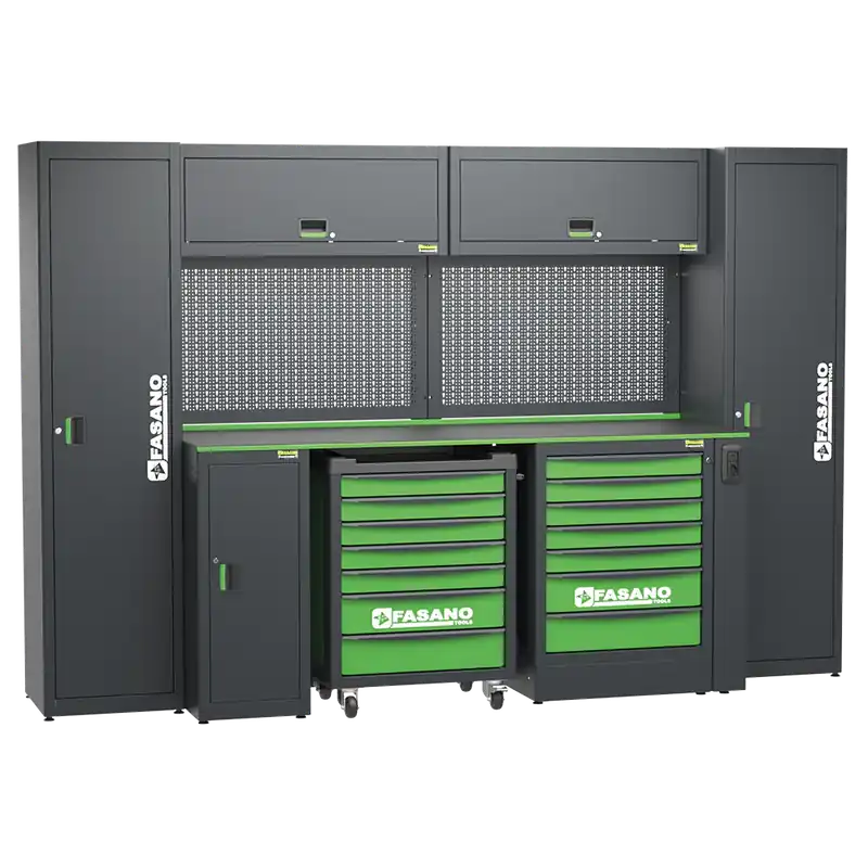 Configurazione di arredamento tecnico da 3050mm Fasano FG 118/CO30V Schnäppchen