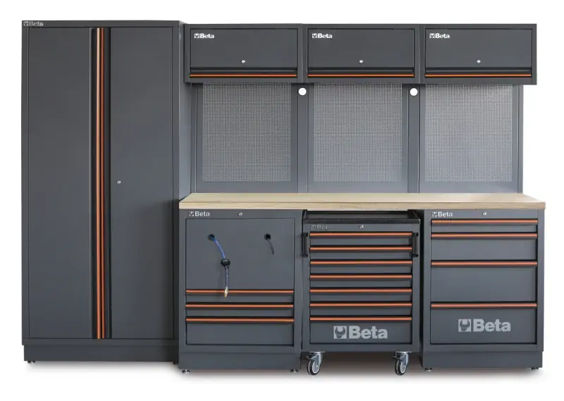 Combinazione arredo officina C45PRO 2.0 Beta C45PRO 2.0 HW + FRIGORIFERO PROMO SUMMER 2026 Must-Have