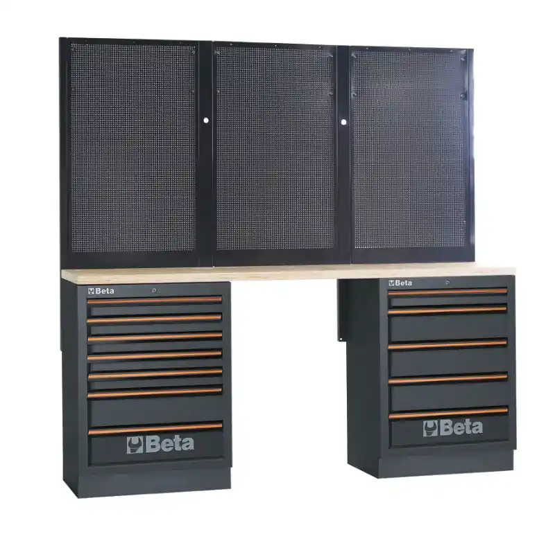 Direktkauf Combinazione banchi arredo officina C45PRO 2.0 Beta C45PRO 2.0 BPW-2,0 + FRIGORIFERO PROMO SUMMER 2026