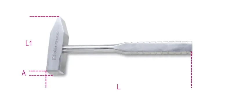 Direkt Vom Hersteller Martello tipo tedesco per meccanici in acciaio inossidabile Beta 1370INOX