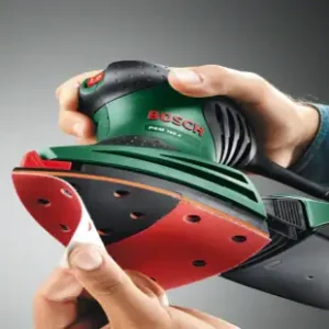 Letzte Chance Levigatrice palmare PSM 160 A Bosch con valigetta e prolunga a delta