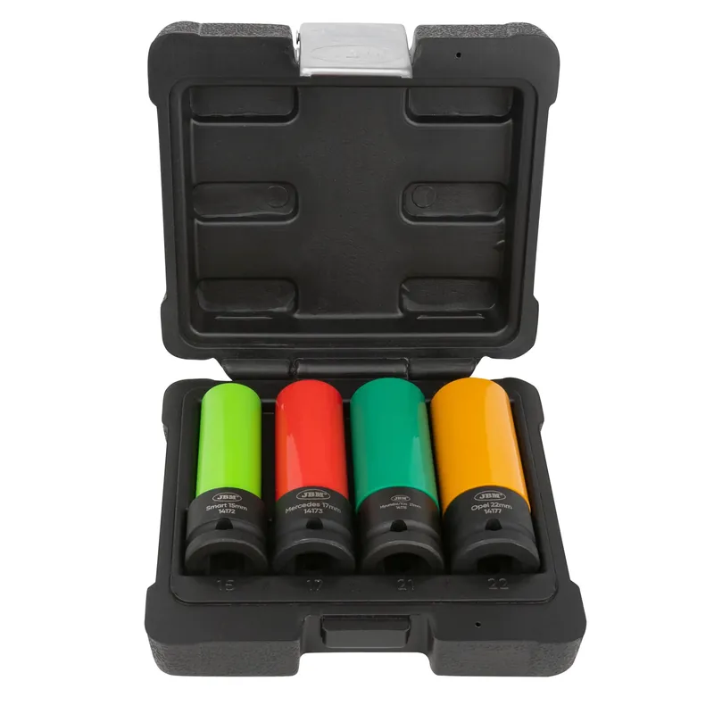 SET DI 4 BUSSOLE PER CERCHI IN LEGA LEGGERA, DA 1/2" 53587 JBM Highlight