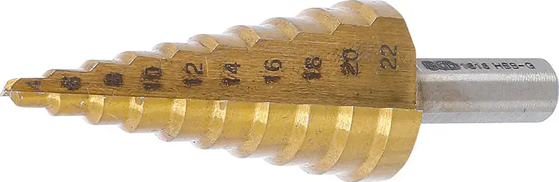 FRESA A GRADINO 4-32MM BGS1619 TITANIO Garantierte Lieferung