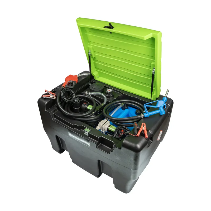 POMPA PER CARBURANTE DIESEL E AUS32 CON SERBATOIO DOPPIO DA 330+50L 54877 JBM Sichere Zahlung