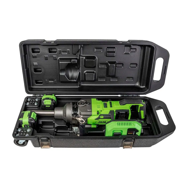 AVVITATORE AD IMPULSI BRUSHLESS A BATTERIA 1" 4000NM CON VALIGETTA CON 2 BATTERIE DA 6AH 60064C JBM Highlight