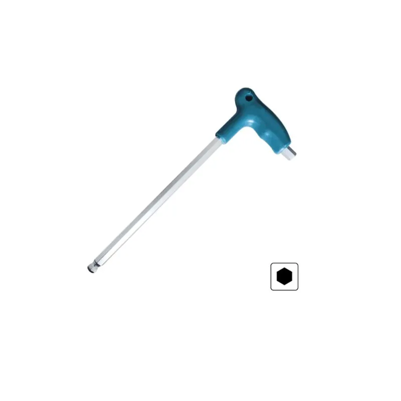 T-handle hex wrench ball end Allen chrome vanadium 2 x 200 mm - UM 20 H(020-120) Schnäppchen