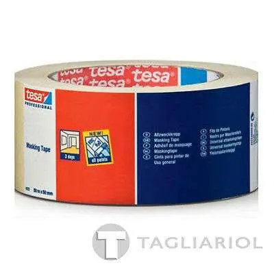 Paper tape 38mmX50m for masking, sealing and packaging TESA 04323 Preis Gesenkt