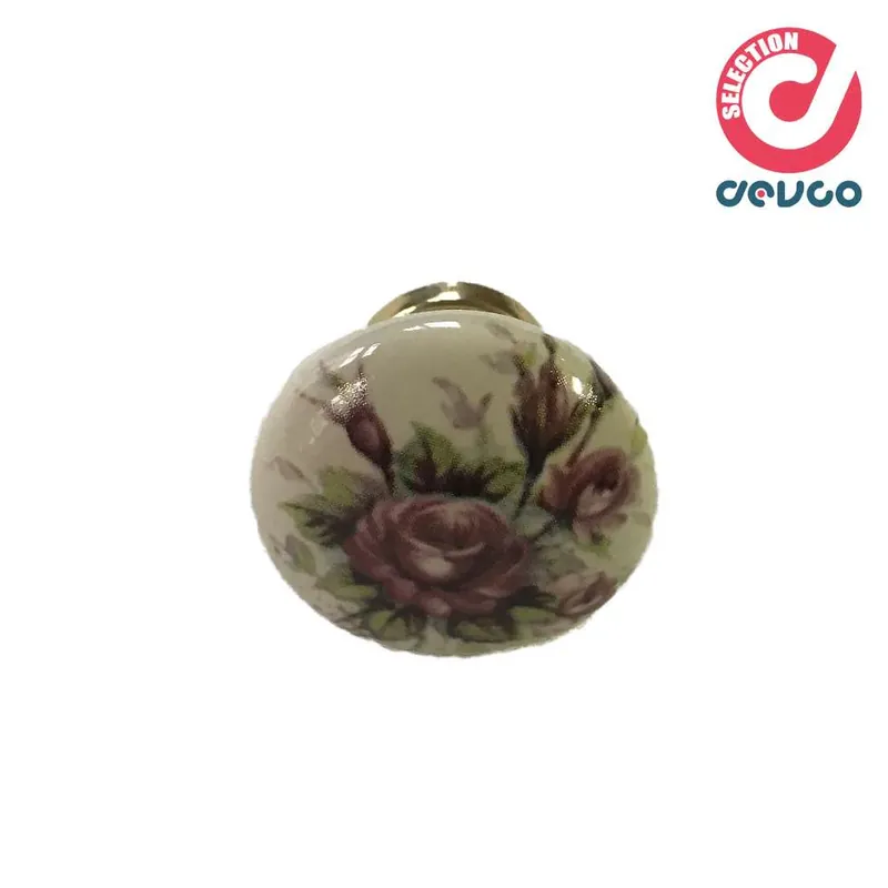 Sonderangebot Pink flower porcelain knob - Botter Luigi - 980A