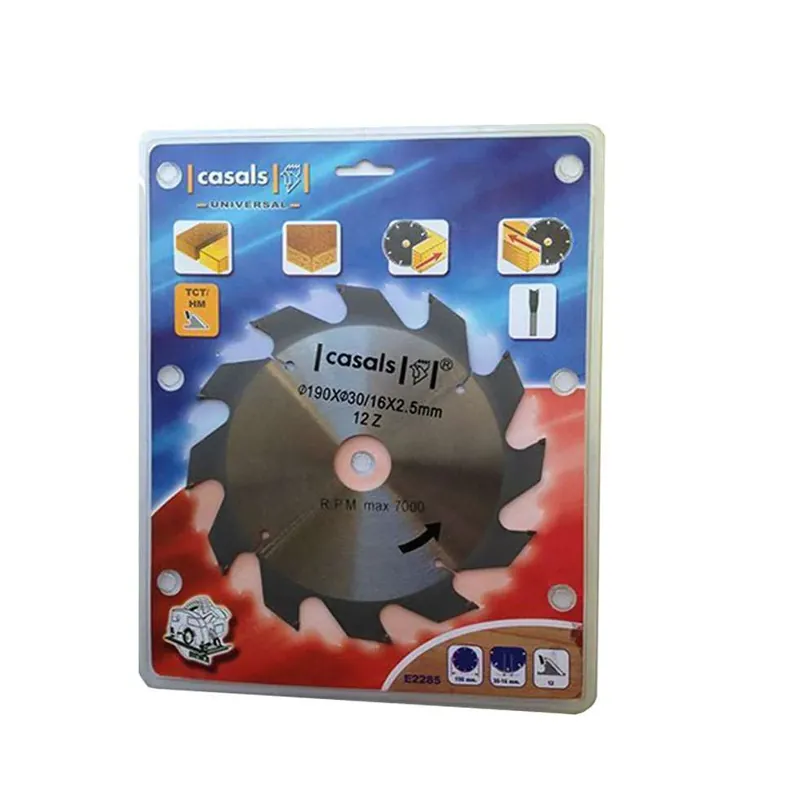 Echt Circular saw disc for wood 190 mm 12 teeth - Casals - E2285
