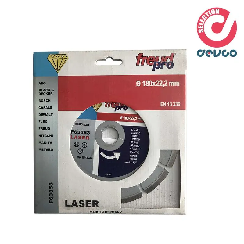 180mm sector diamond disc for granite - Freud PRO - F63353 Nur Heute
