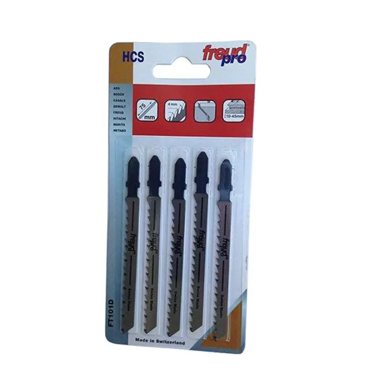 Set of 5 steel hacksaw blades for soft materials such as wood, laminated panels or plastics - Freud - FT101D Sofort Bestellen