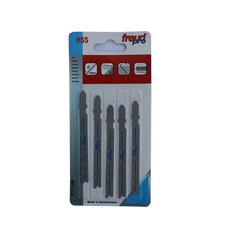Set of 5 hacksaw blades made of high-speed, high-strength steel for use on metal, aluminum and non-ferrous materials - Freud - FT118B Meistverkauft