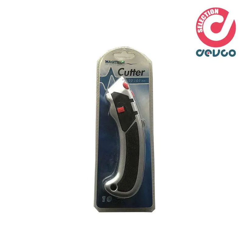 Blade cutter 19x61 mm with 10 blades included and led light - Magitech - MK233 Rabatt