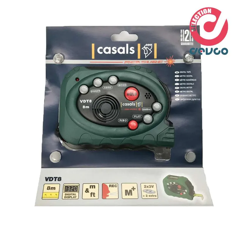 Super-Preis Digital flexometer with speaker without batteries CR 2032 - Casals - VDT8