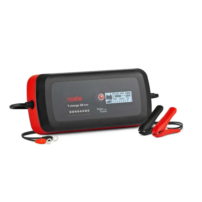 Battery charger, electronic battery tester 26 EVO 12V/24V - Telwin - 807595 Preisreduziert