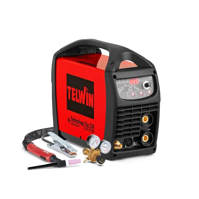 Inverter welder TIG 230 DC-HF/LIFT VRD 230V + Accessories - Telwin - 852055 Sonderangebot