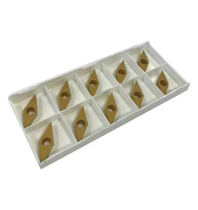Expressversand Hard metal inserts for lathe turning 10pz INDUSTRIAL VBMT160404