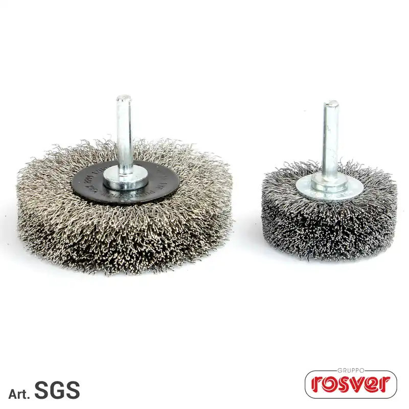 High Speed Wire Brushes Rosver - SGS G.6 Inox - Conf.10pz Günstig