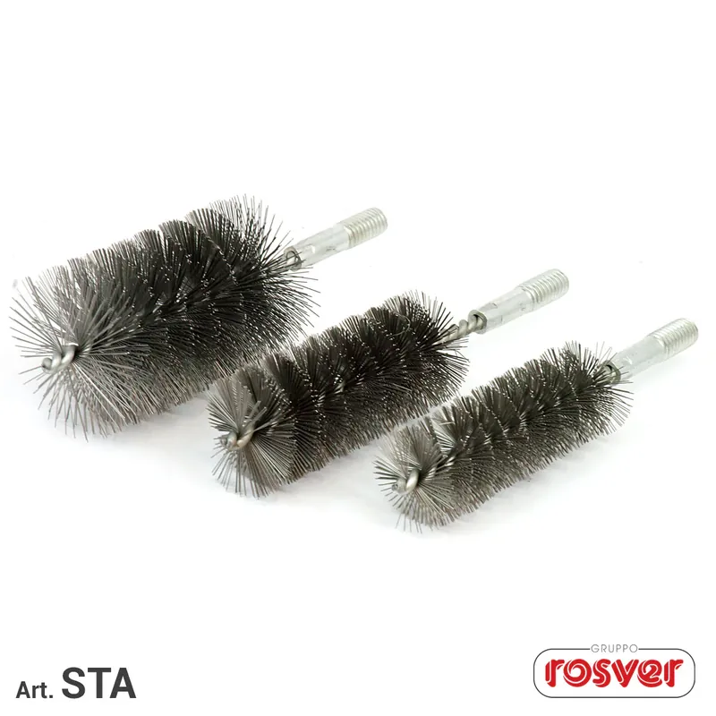 Steel Brushes with Thread Rosver - STA D.12xM6 - Conf.10pz Jetzt Kaufen