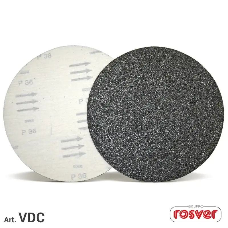 Silicon Carbide Hook and Loop Discs - Rosver - VDCF D.115 - Conf.100pz Billig