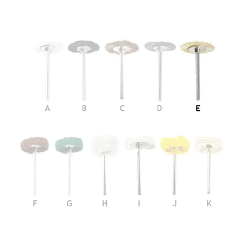 Preisreduziert Mini disc brushes D.22 - Gambo 3mm - Natural fiber - Rosver - 50 pz