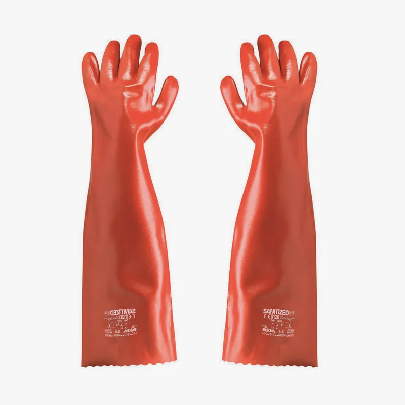 Top-Angebot PVC Gloves RED CM 60 - 385032 - 1pcs