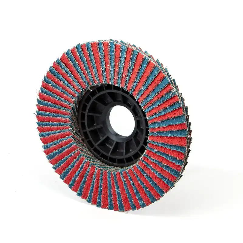 Ceramic/Zirconia Flap Discs Rosver - DLX D.115xF.22 P+K - Conf.10pz Garantierte Lieferung