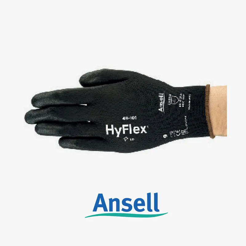 Black hyflex ex sensilite gloves - 12pcs Angebot
