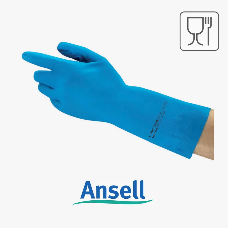 Waterproof nitrile virtex gloves - 50pcs (7 and 8sizes 12pcs) Bestseller