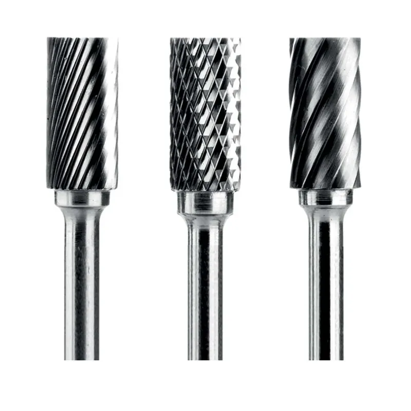 Cylindrical Carbide Cutters, Smooth Head A - Cylindrical shape. Rosver - Conf.1pz Solange Der Vorrat Reicht