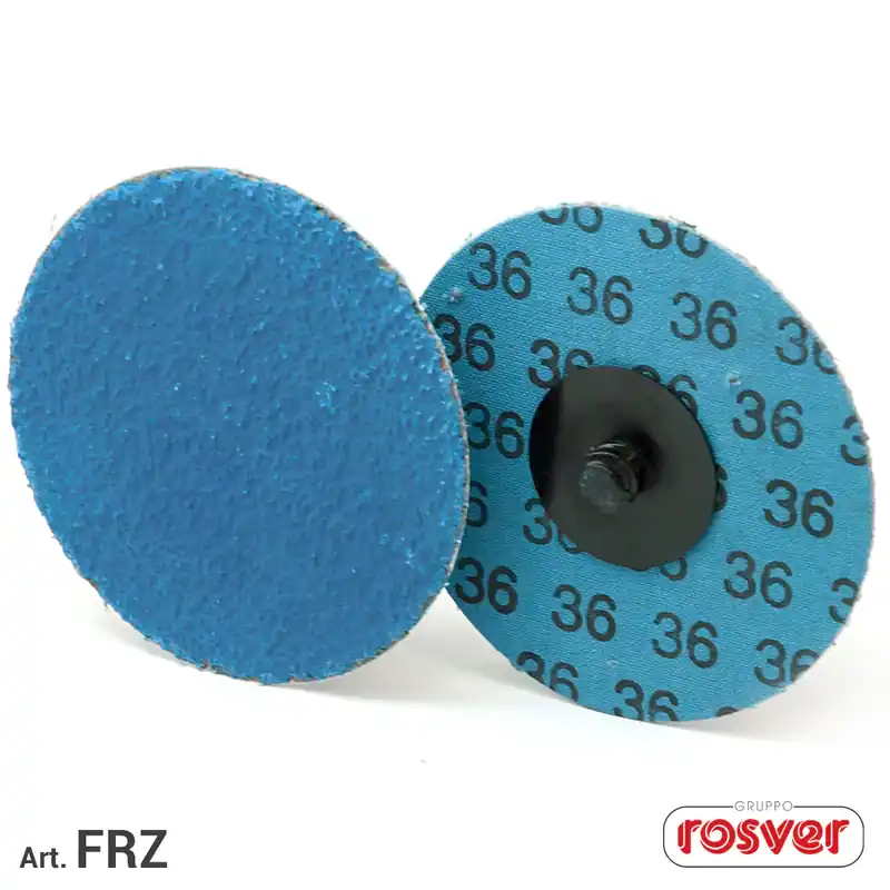 Zirconium Fast Locking Discs FRZ D.50 Abrasive clothe Rosver - Conf.25pz Nur Für Kurze Zeit