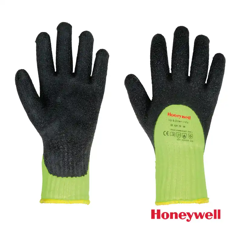 Gloves up & down hi viz hot/cold Angebot