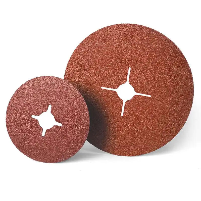 Letzte Chance Corundum fiber discs KFT-F D.115x22 Corundum with cross hole Rosver - Conf.50pz