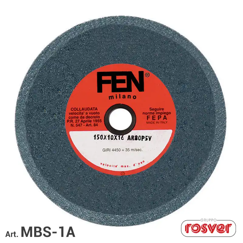 Corundum Chamfer Grinding Wheels - Rosver - MBS D.200x10x20 Conf.3pz Bestpreis