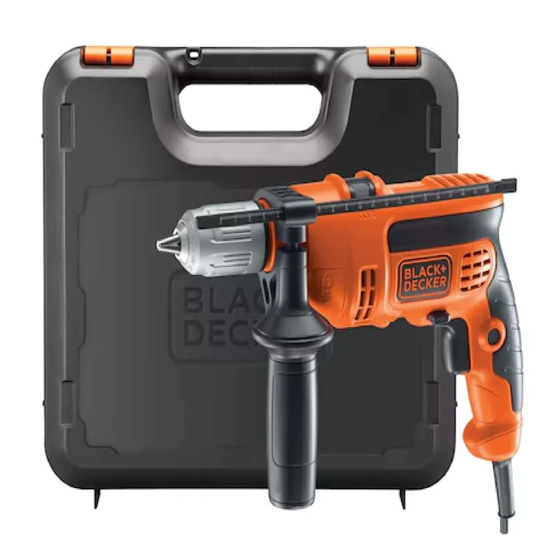 Neu 710W Impact Drill in Case - Black & Decker KR714CRESK-QS