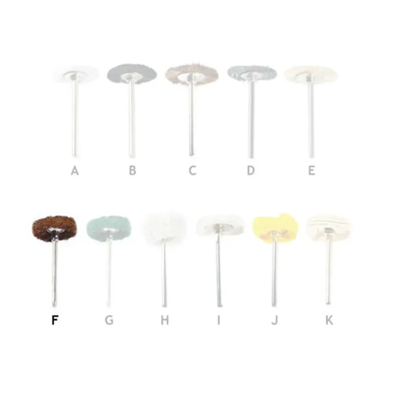 Mini disc brushes D.22 - Gambo 3mm - Non wovens - Rosver - 50 pz Must-Have