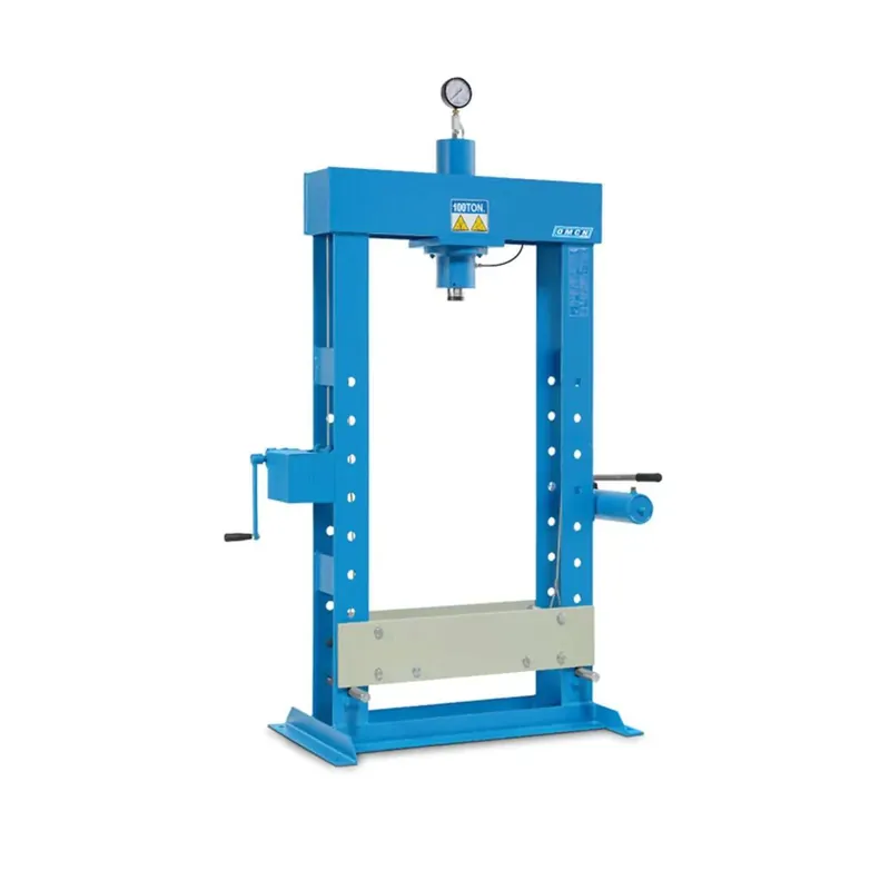 Direktkauf Hydraulic press with two-speed hand pump 100 ton capacity - OMCN 160