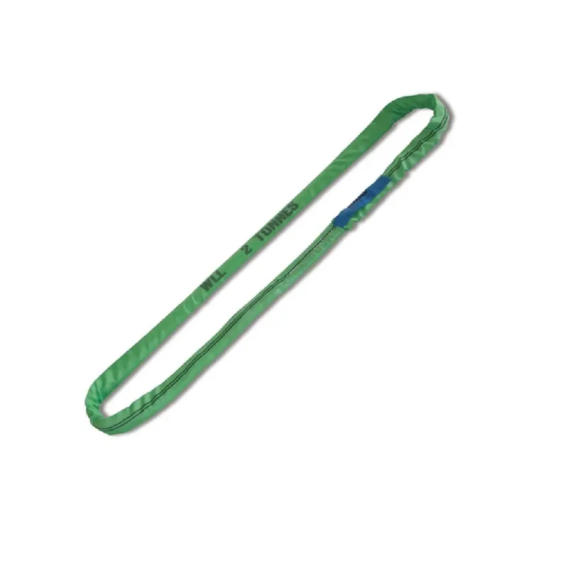 Round lifting rope sling in green polyester fabric 2t. - Beta Angebot