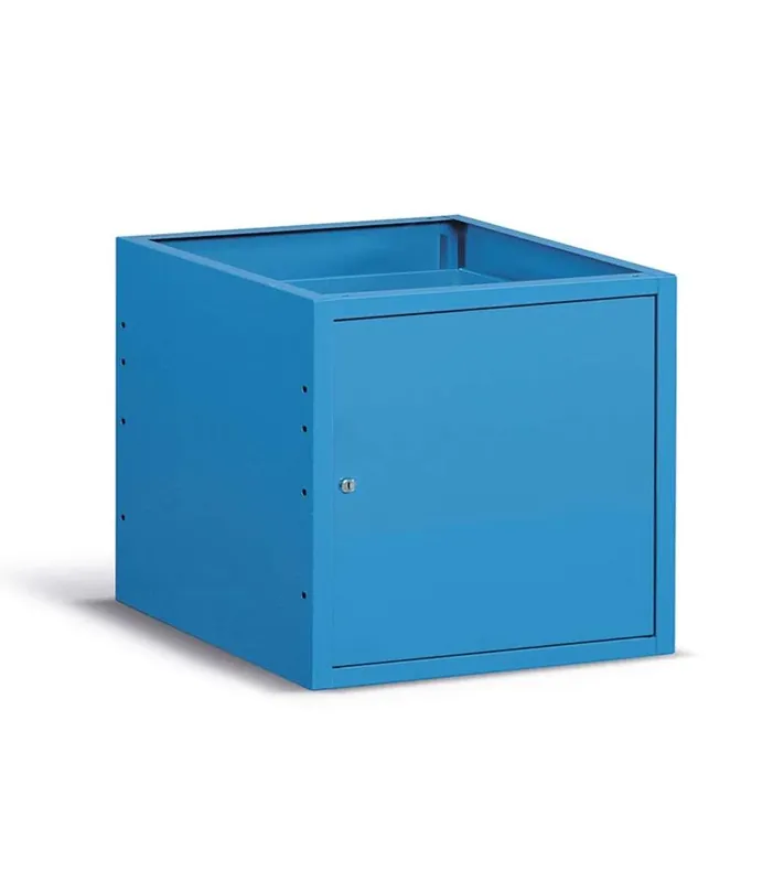 Jetzt Kaufen WORKBENCH CHEST OF DRAWERS 630 X 607 X 570 H - WITH ONE DOOR, CAPACITY 25 KG - FAMI FBG03S63C000504 - BLUE