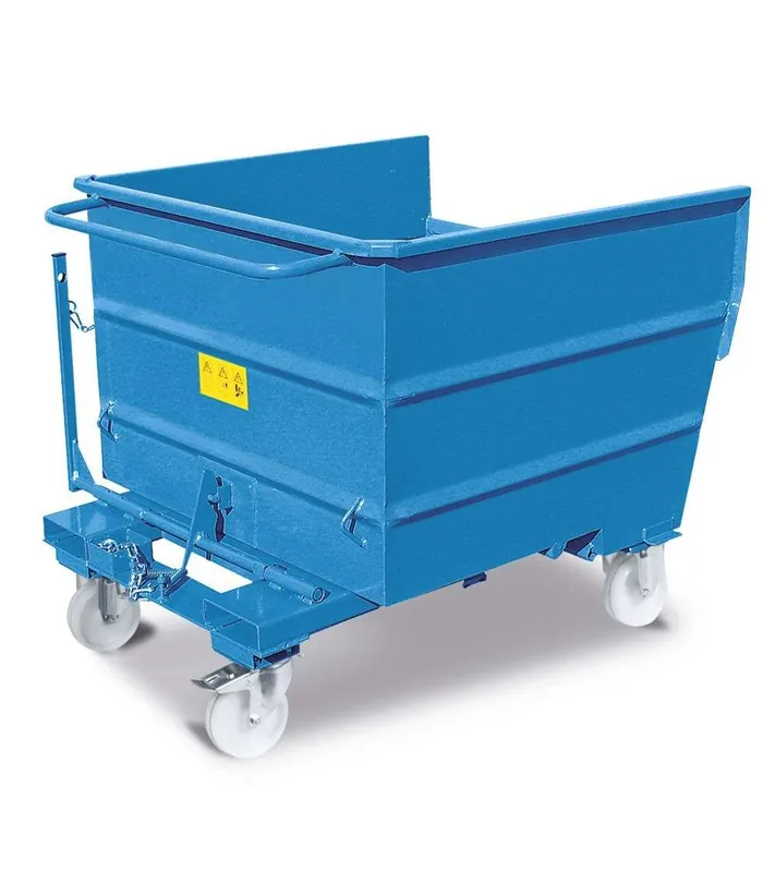 Super-Preis TILTING BUCKET ON WHEELS 820 X 1370 X 855 H - STORAGE TANK - FAMI FAXLT0400000004 - BLUE