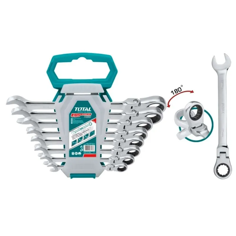 Neue Ware Flexible Combination Ratchet Wrench Set 8 - Total