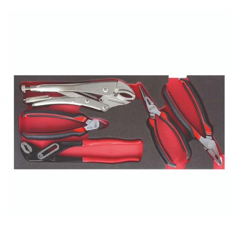 Schnäppchen Two-coloured assorted sponge module with pliers and cutters 5pcs - Usag U05190965